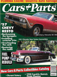 CARS & PARTS 1992 DEC - '68 CHEV SS 396, '51 CHRYSLER NY CONV, '57 CHEVY RESTO*
